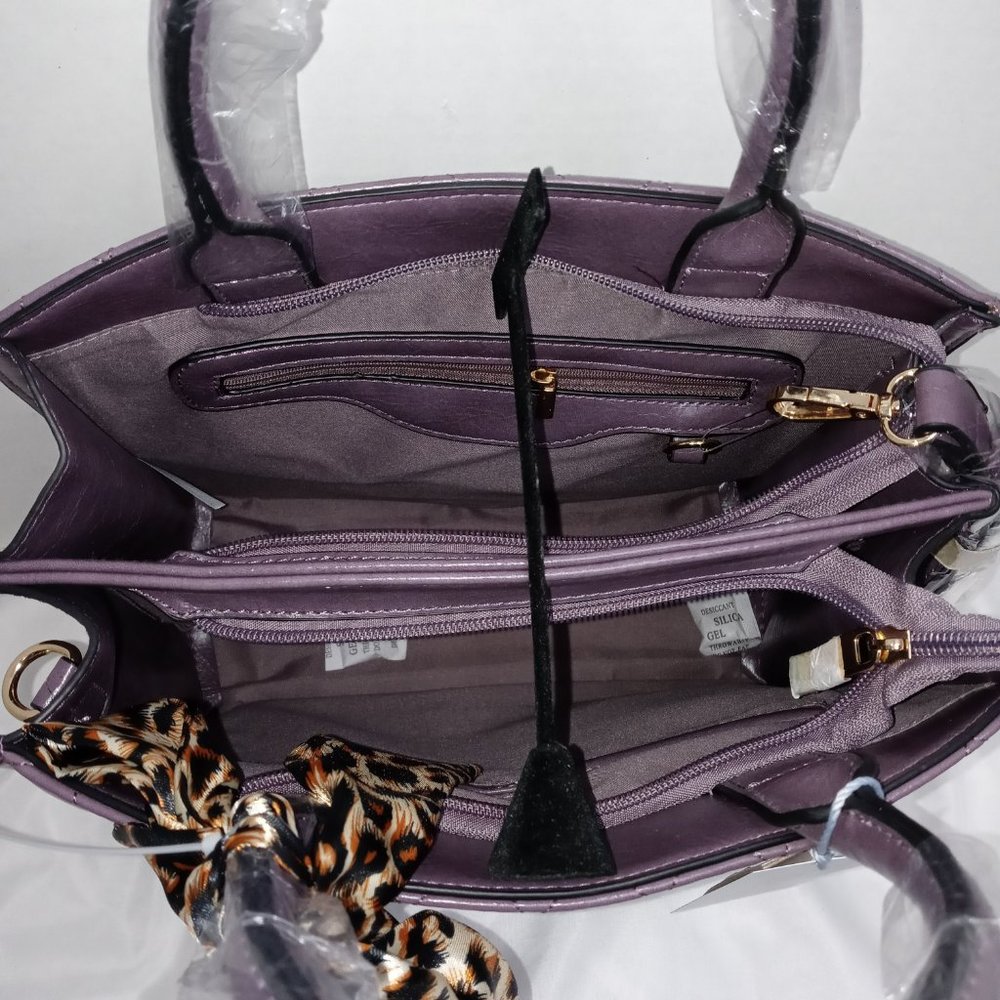 Purple Quilted Handbag - Picture 2 of 8
